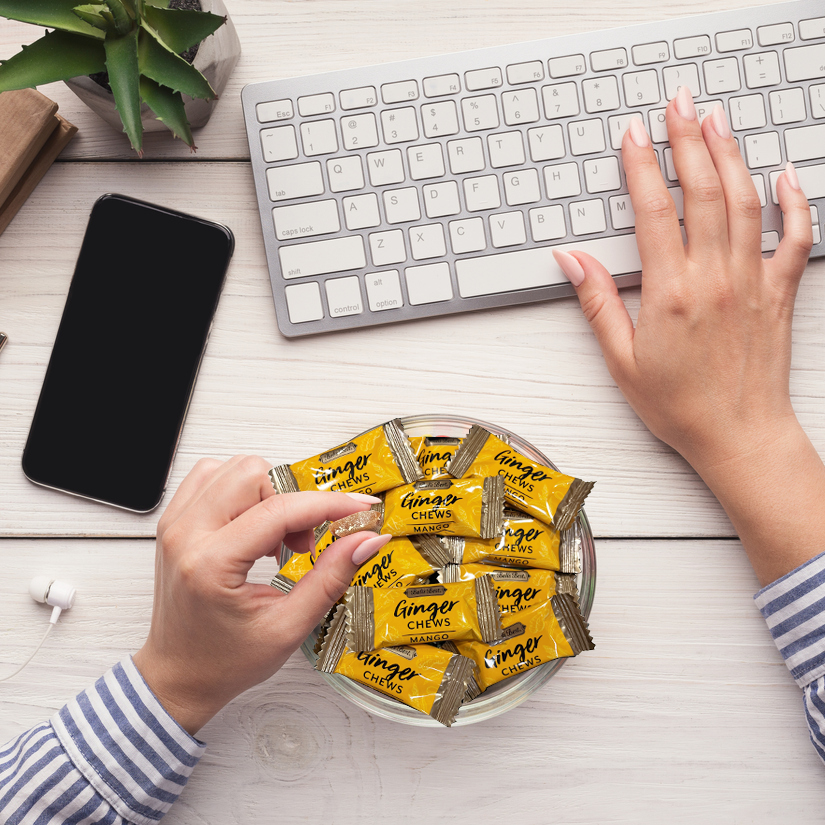 BALI’S BEST GINGER CHEWS – MANGO 5.08 OZ