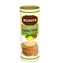 Mandy’s Cookie Thins - Zesty Lemon 4.6 oz tins
