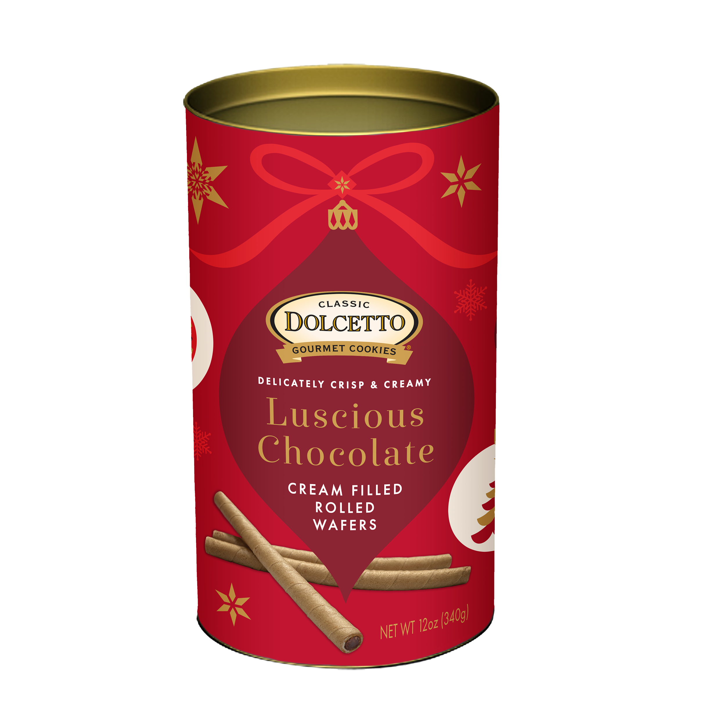 Dolcetto Wafer Rolls - Chocolate 12 oz