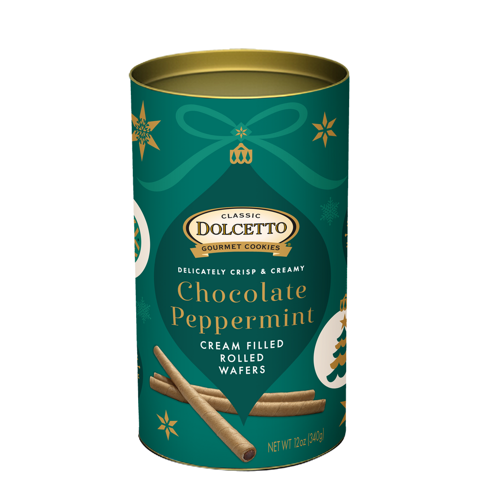 Dolcetto Wafer Rolls - Chocolate Peppermint 12 oz