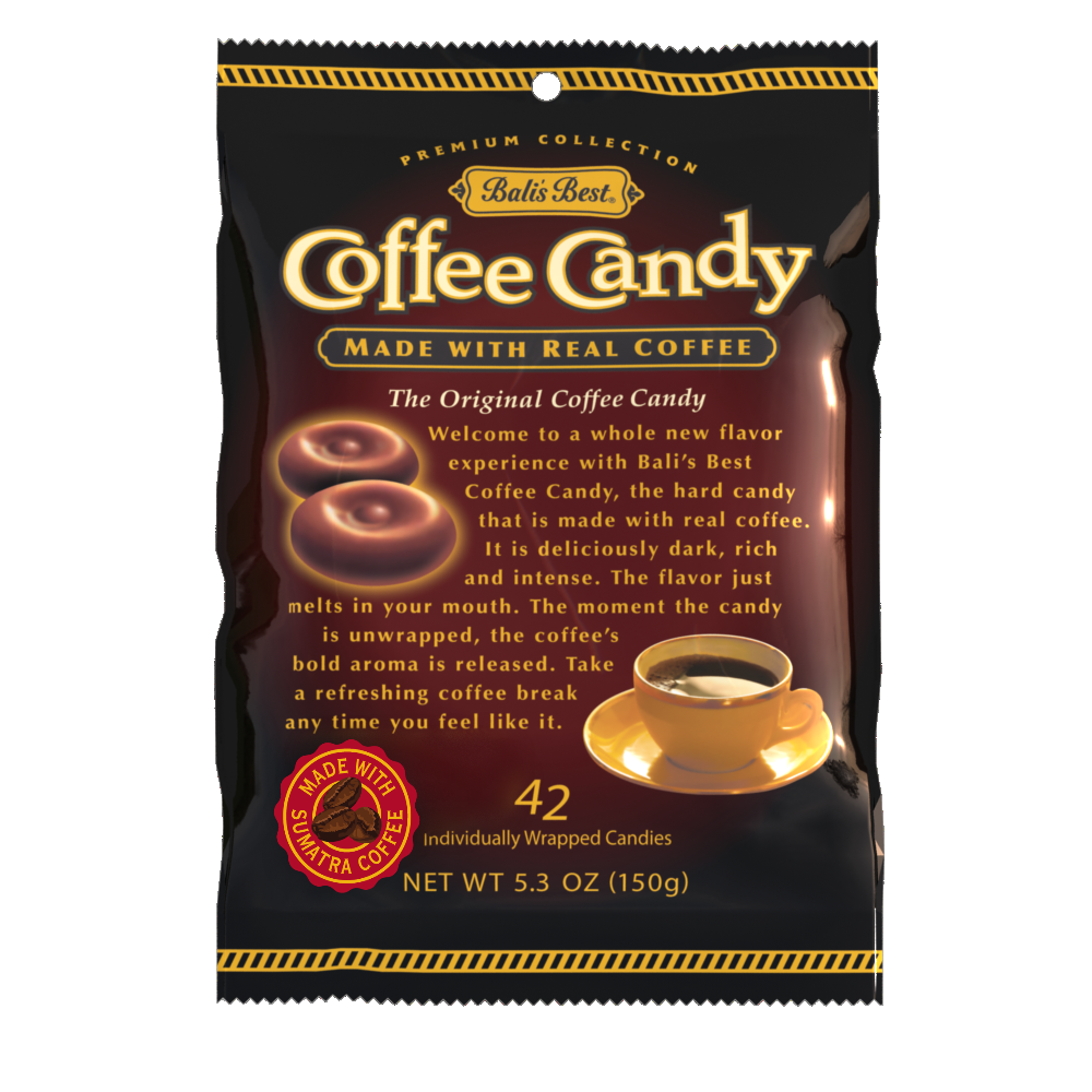 Bali’s Best Original Coffee Candy – 5.3 oz bag