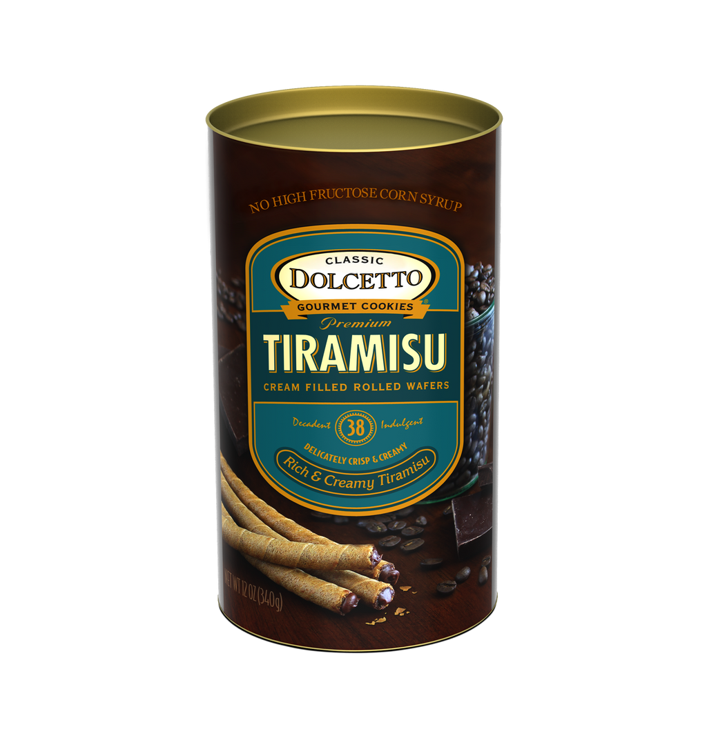 Dolcetto Wafer Rolls - Tiramisu 12 oz