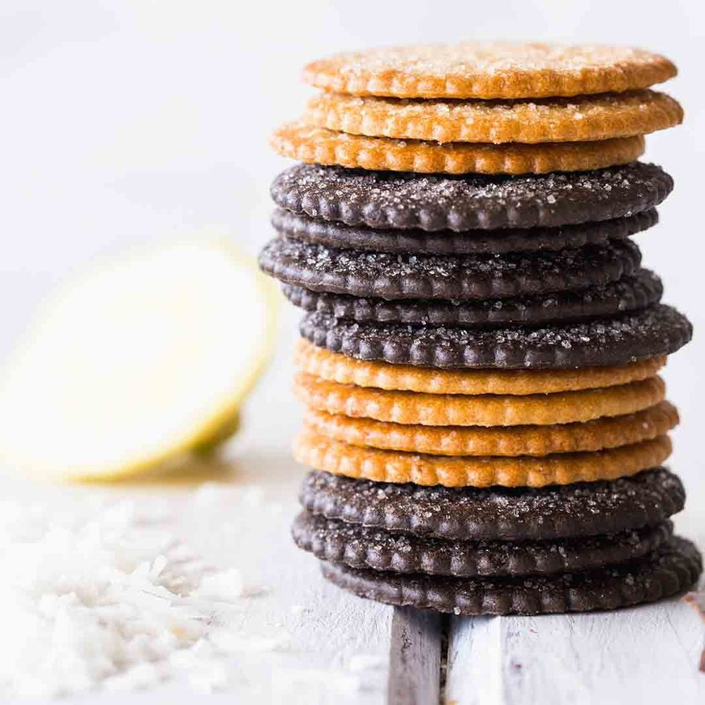 Mandy’s Cookie Thins - Crispy Coconut 4.6 oz tins