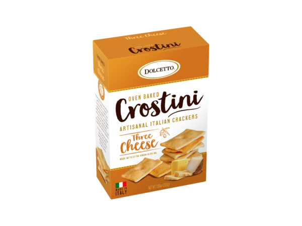 Dolcetto Crostini Crackers - Three Cheese 7.05oz